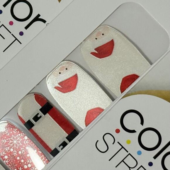 New Color Street HTF “Father Christmas” Santa Clause Holiday Design Nail Strips - Picture 1 of 1